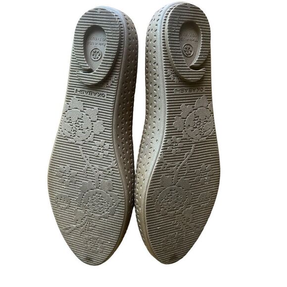 Okabashi Light Brown Plastic Waterproof Flat Shoes sz 7.5 - Picture 8 of 8